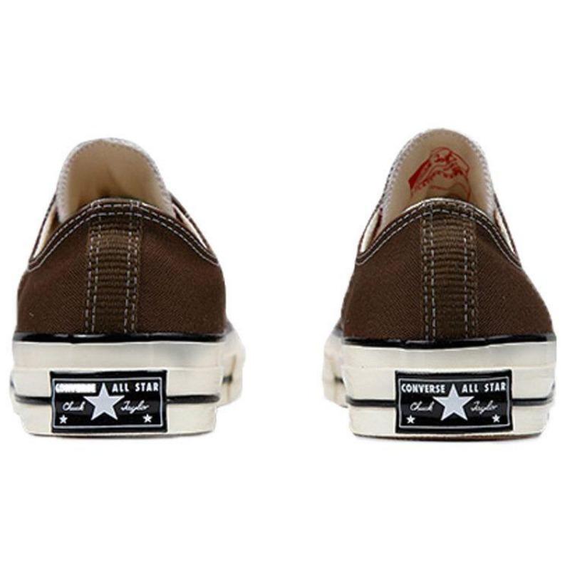 Converse 1970s Chuck Taylor All Star Unisex Low Canvas Shoes Casual Wear-resistant Brown 170554C