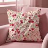 Flowers and Plants Cushion Cover MultiScene Pillow Cover for Home  Car  Reversible Soft  Durable for Daily Use