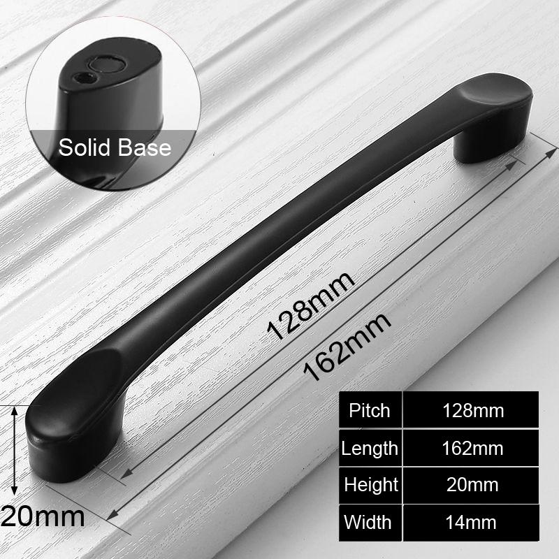 PQB Black Handles for Furniture Cabinet Knobs and Handles Kitchen Handles Drawer Knobs Cabinet Pulls Cupboard Handles Knobs