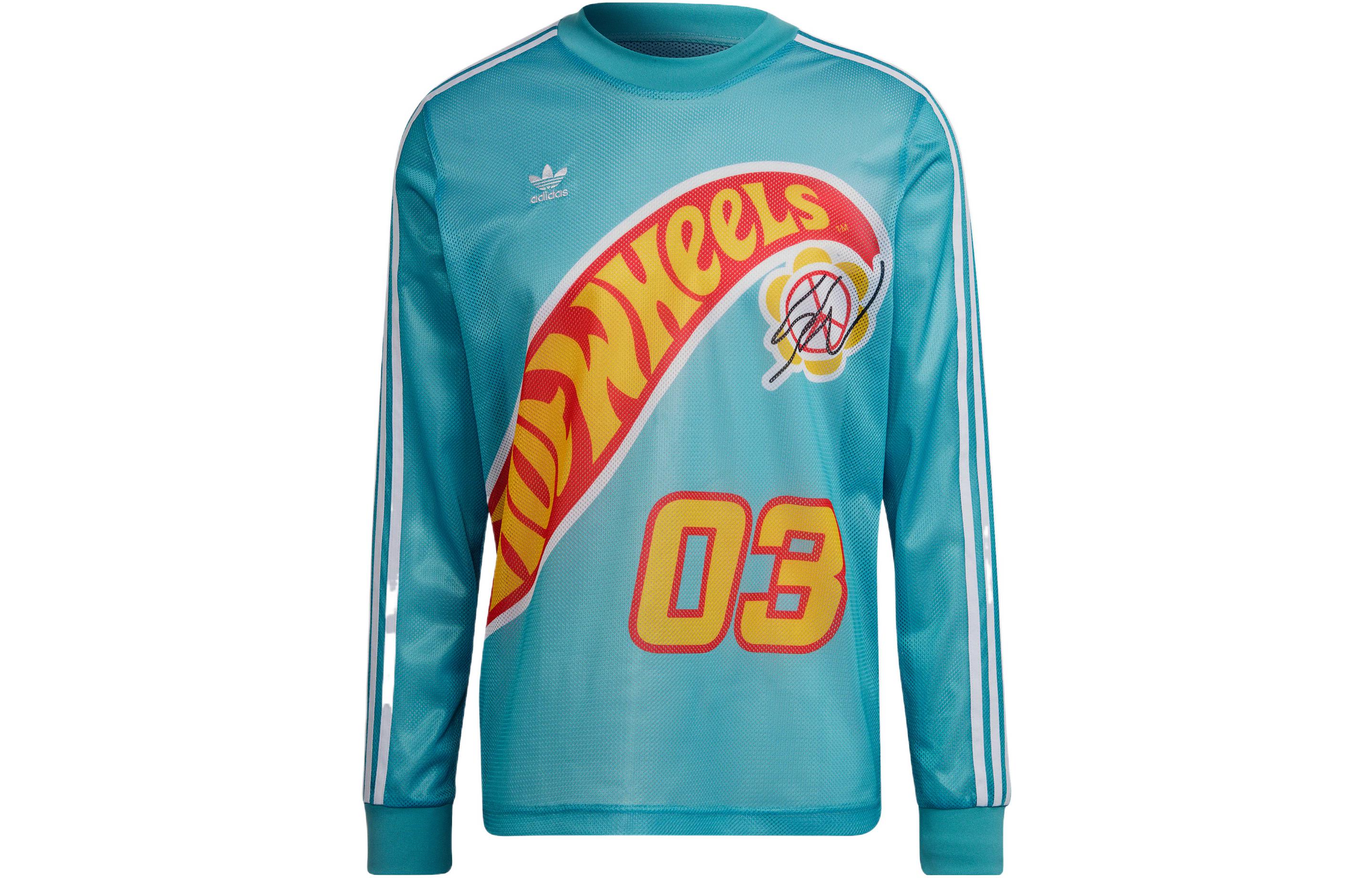 

Adidas Originals SEAN WOTHERSPOON X HOT WHEELS T Shirt Men s Blue HT6581 XS