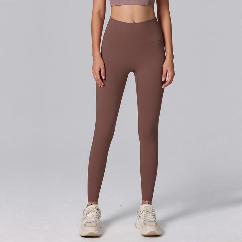 High-Waisted Seamless Yoga Leggings Women 4-Way Stretch Tummy Control Workout Pants With Breathable Nylon Spandex