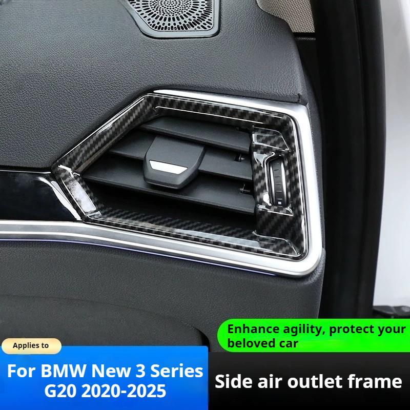 For BMW 2 3 4 Series G42 G20 G22 G23 G26 M3 G80 M4 G82 2024 Car Dashboard Panel Side Air Condition Vent Outlet Cover Trim