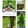 Decorazioni Gnomi Per Giardino Solare Carino Gnomo da Giardino Con Lanterna Illuminazione Paesaggistica Statua Gnomo da Giardino Alimentata a Energia Solare