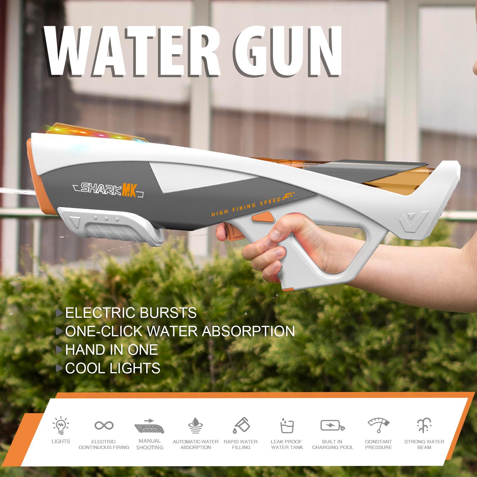 

Новые электрические водяные пистолеты, игрушки, яхта, космический водяной пистолет, полностью автоматический, летний, для стрельбы на пляже, на открытом воздухе, для детей, мальчиков, девочек, взрослых, подарок