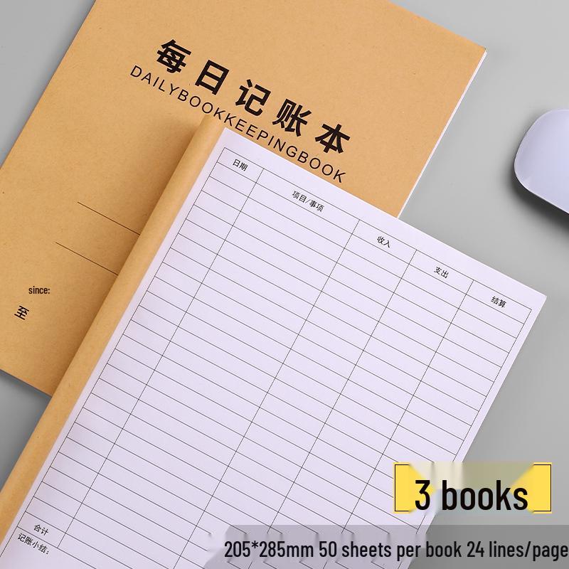 Daily Business & Inventory Ledger for Restaurant and Supermarket