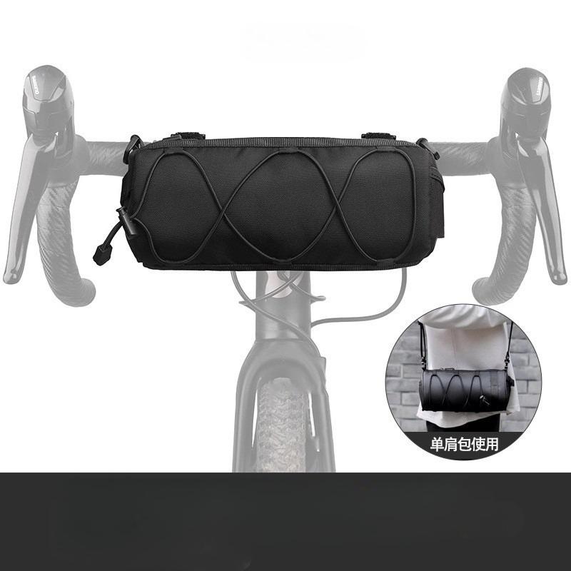 1Pc Bicycle Bag Front Beam Bag Road Car Trailer Bag Mountain Bike Tube Tail Waterproof Multi-functional Cycling Bag Storage Portable