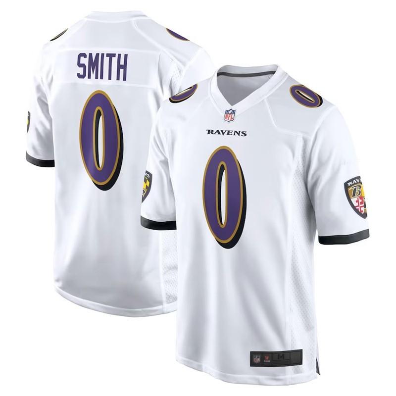 Baltimore Ravens 0 Smith Mens Football Jersey 2nd Gen Sports Fan Game Day Apparel