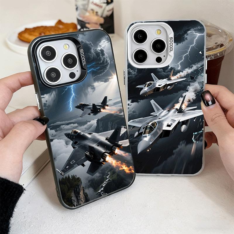 Aircraft Helicopter Formation Soft Phone Case for iPhone 15 16 17 Pro Max 17Air 16E 14 Plus 13 12 Mini Shockproof Cover Back She