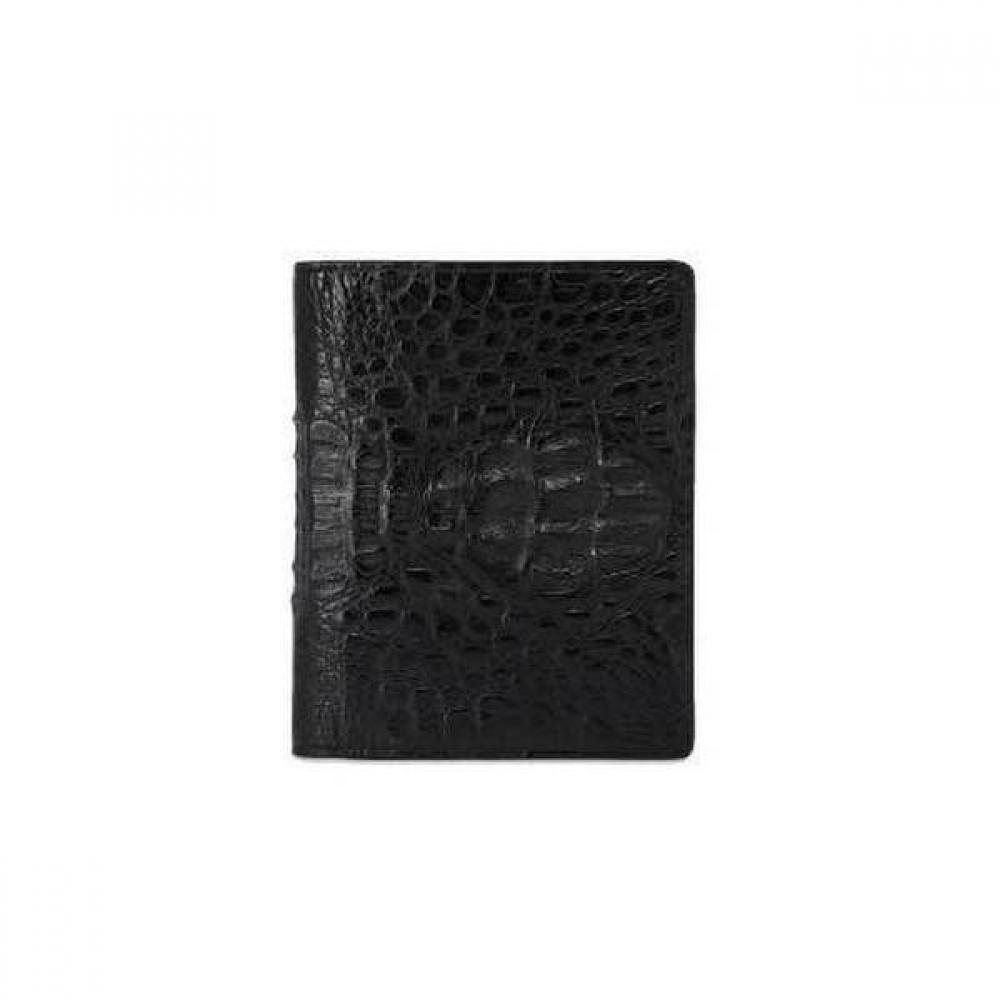 

Daks Black Crocodile Leather Wallet Dbwa1e712bk Single option