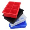 6 Grid Ice Tray Mold Large Diy Food Grade Silicone Ice Cube Square Tray Mold