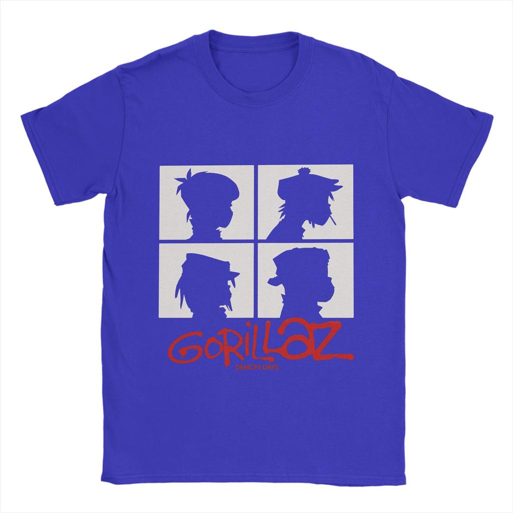 Harajuku T Shirt Summer Gorillazs Punk Rock  Hip Hop T Shirts  Cotton Tee Shirt for Men Classic Plus Size 6XL Short Sleeve Tops