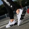 Fashion Men Outdoor Travel Sneaker Lightweight Soft Sole Lace Up Mesh Tenis Masculino  Breathable Casual Sneakers Shoes Large Size 39-47
