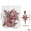 Christmas Nordic style Christmas electroplating gift box pendant Christmas tree star decoration pine cone box pendant