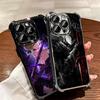 Fate Zero Stay Night Saber Plating Phone Case For Iphone 16 17 Pro Max Air 16E 14 15 Plus 12 13 Mini Anti-Fall Airabag Cover