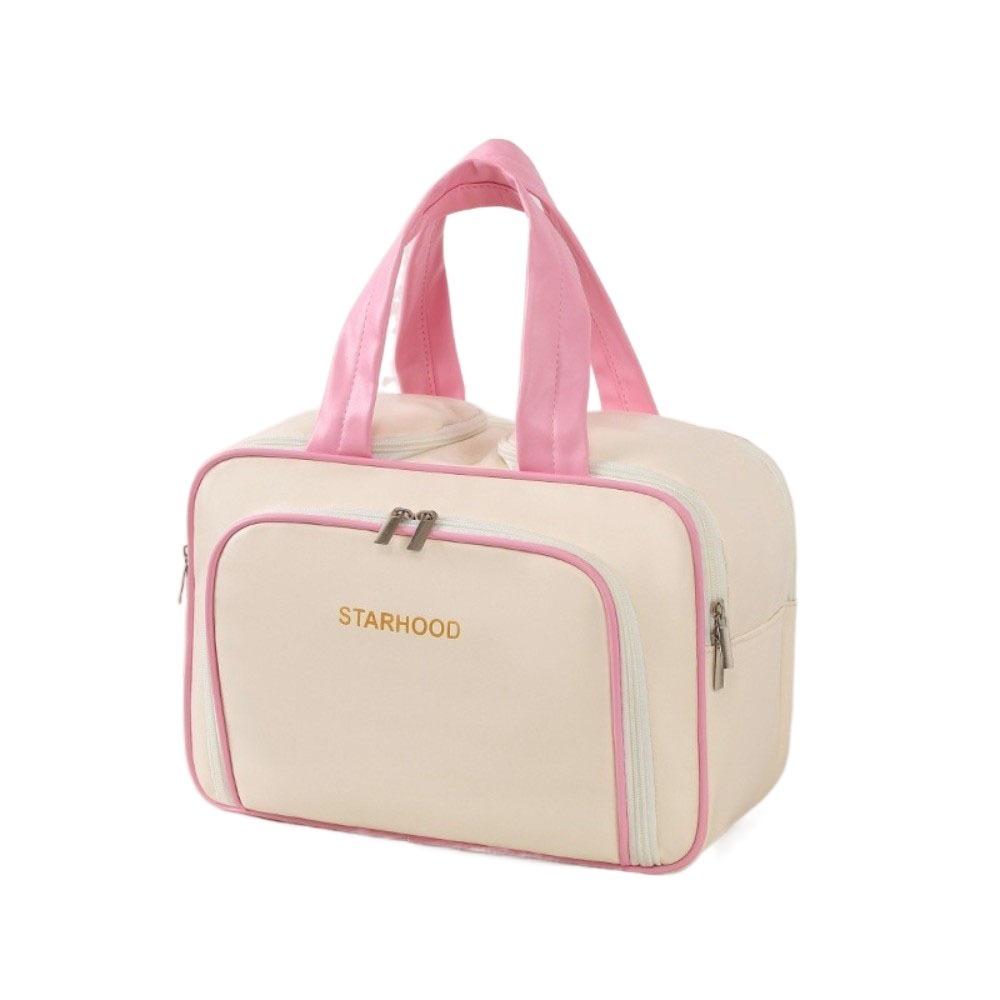 Lightweight Makeup Organizer Large Capacity Cosmetic Container Travel Toiletry Bag Business Trips