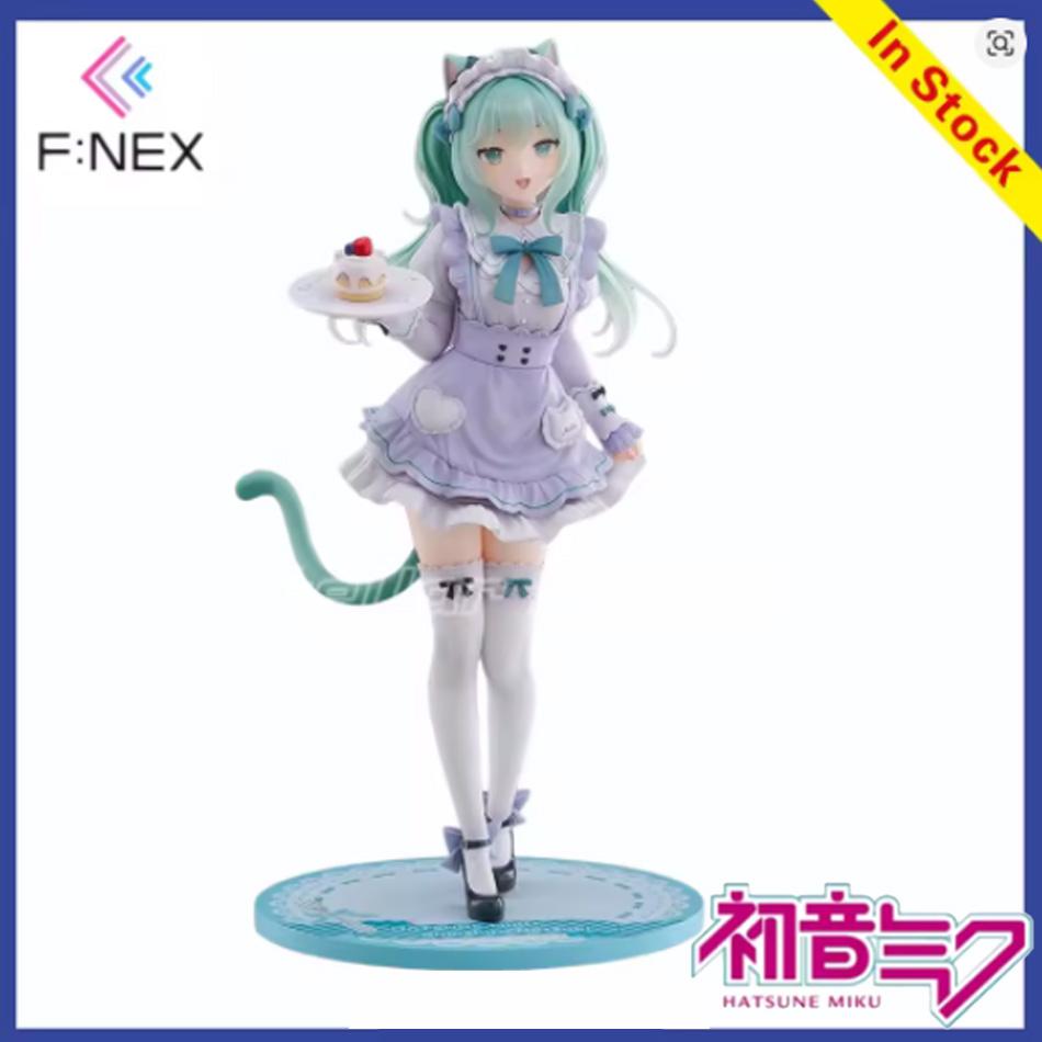 Anime Piapro Hatsune Miku 1/7 Scale F:Nex Cat Maid Figure Home Desk Decor Collection Model Toy Gift