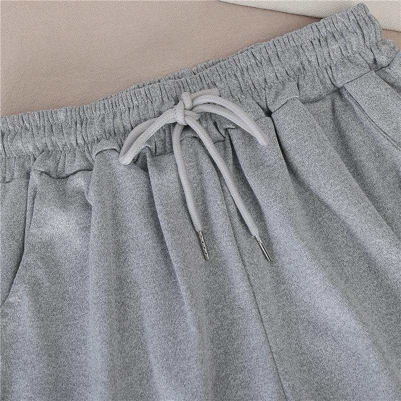 Femeii scurte de vară subțire purta talie înaltă lejeră dimensiune mare subțire picior larg A-line casual sport pantaloni scurți