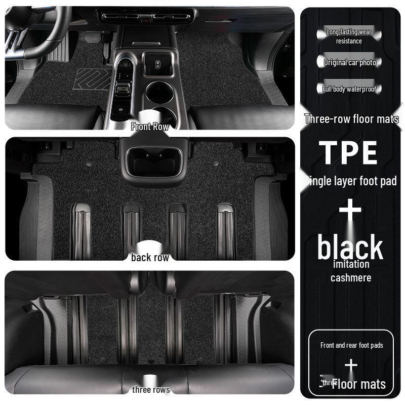 Lynk & Co 900 TPE Floor Mats 2025: Full Coverage Decorative Interior Car Accessories