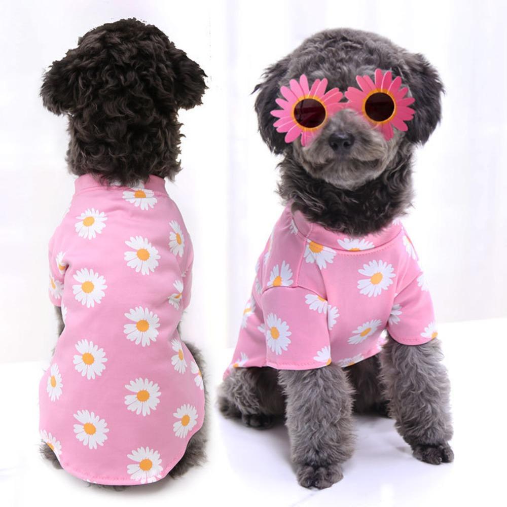 

Little daisy short-sleeved sweatshirt puppy coat casual pet clothes XL