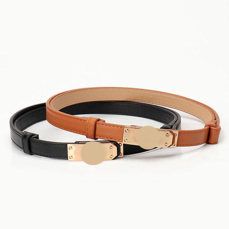 Women's Adjustable Leather Waist Belt - Korean Style Dress Cinching