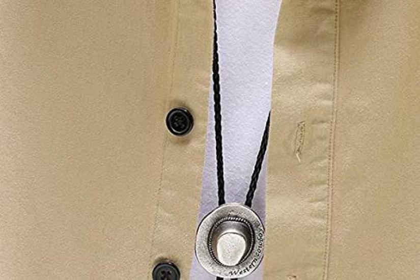 Aspersio Long Sleeve Work Shirt with Stylish Top for Casual Visual American Open Long Business Basic Shirt Yellow Collar, Men, Military, Button-Down