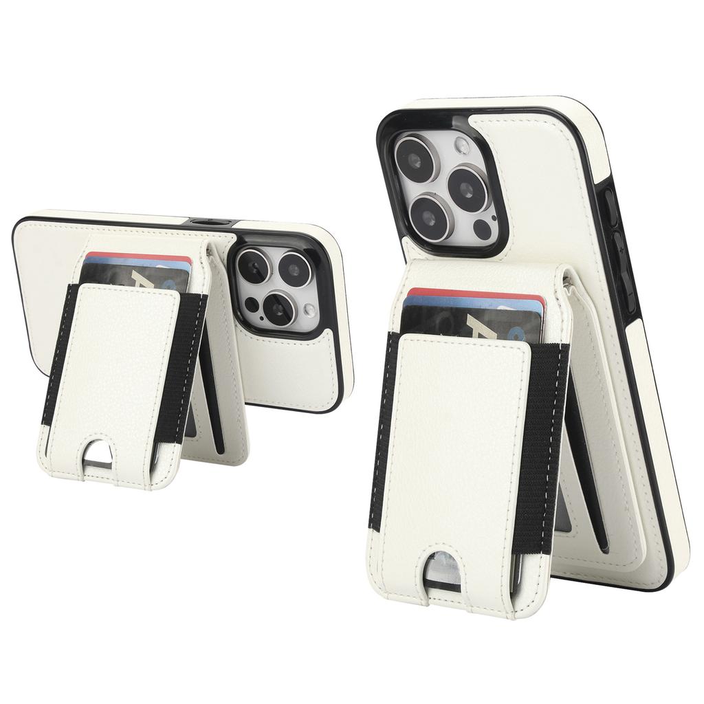 2-in-1 Detachable Card Leather Case for iPhone 16 Pro Max 17 Air 16 Pro 15 Plus 14 13 12 Wireless Charging Magnetic Wallet Cover