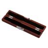 Flute Head Joint Protective Case Wood Flute Headjoint Organizer Wood Texture Suitable for Musicians and Travel Use