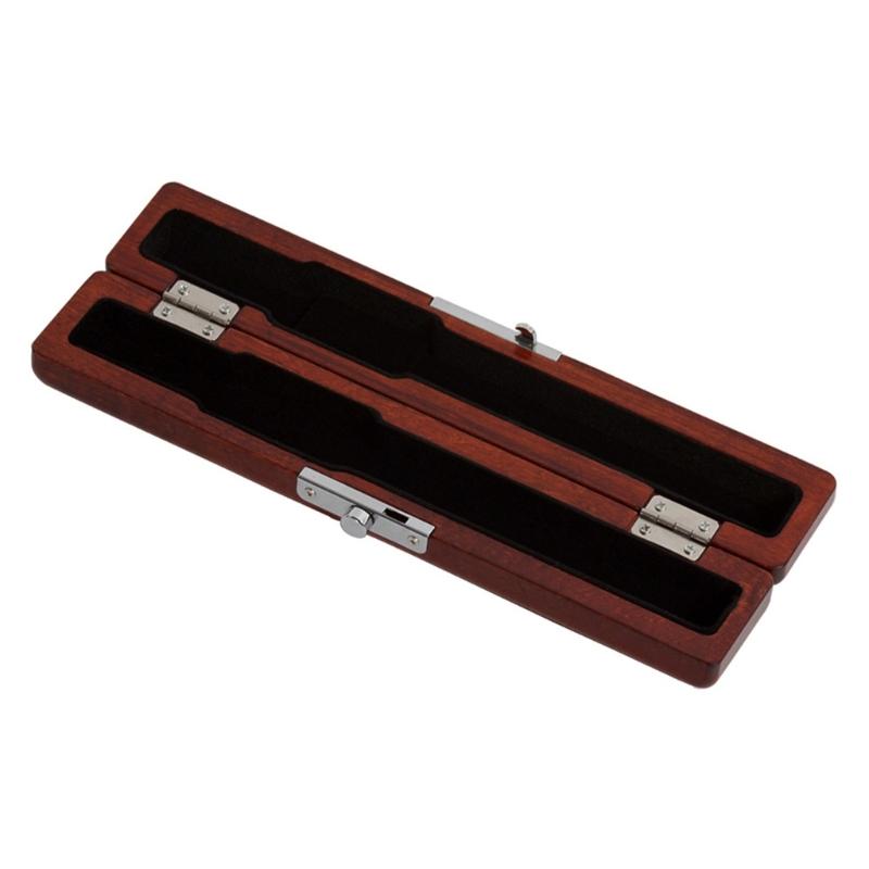 Flute Head Joint Protective Case Wood Flute Headjoint Organizer Wood Texture Suitable for Musicians and Travel Use