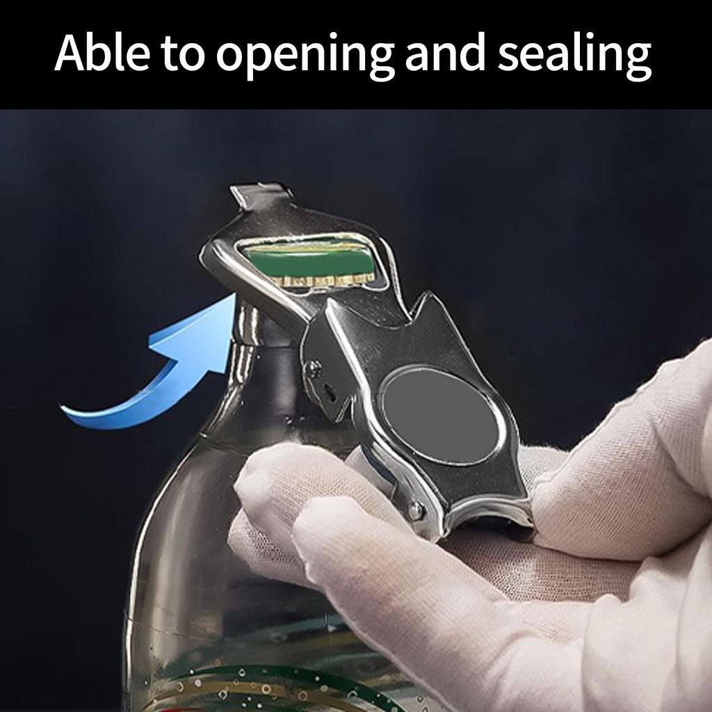 Stainless Steel Beer Bottle Opener Foldable Bottle Stopper Bottle Cap Opener for Kitchen Restaurant Party