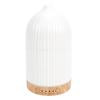 200ML Essential Oil Diffuser Portable Aromatherapy Diffuser Silent Humidifier with Wood Grain Base 7 Color LED Lights