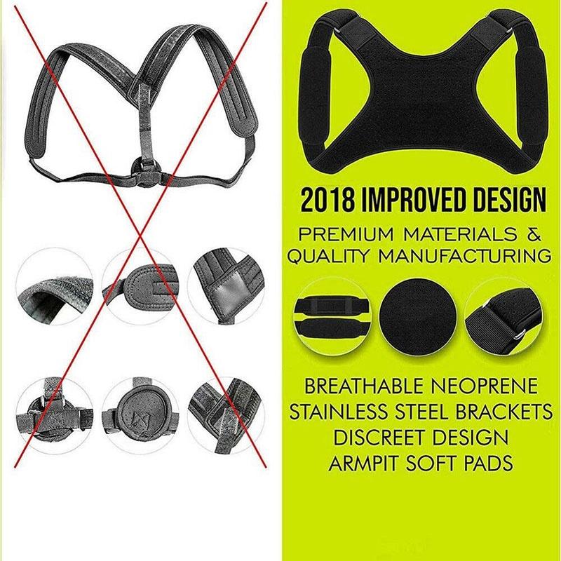 Versatile Back Posture Correction Shoulder Support Belt For Men And Women