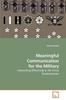 The Meaningful Communication for the Military Book
