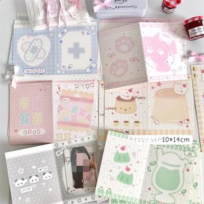 10 unidades/pacote estilo coreano kpop cartão de foto embalagem traseira conjunto de cartão embalagem venda álbum ídolo foto pacote de presente cartão suprimentos