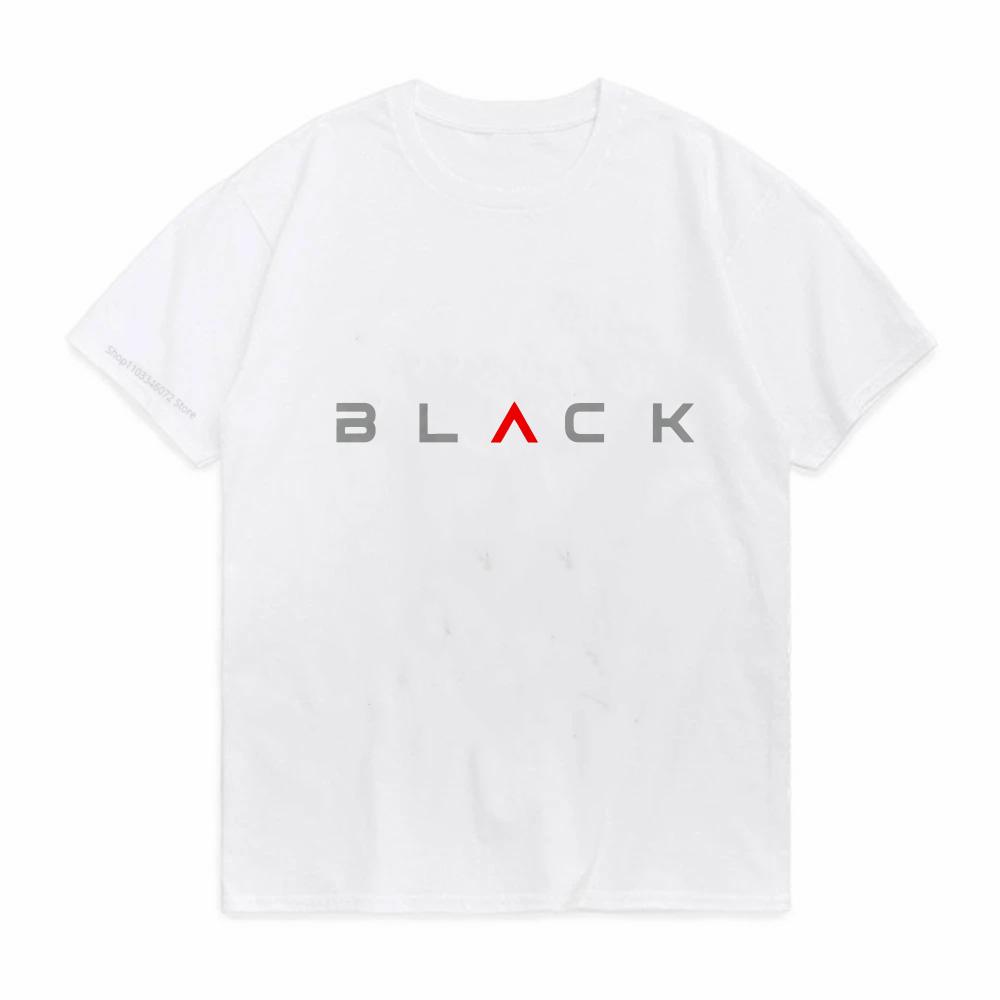 Mens Summer Casual Loose Size 100 Cotton Black Print Round Neck Short Sleeve Tshirt Top