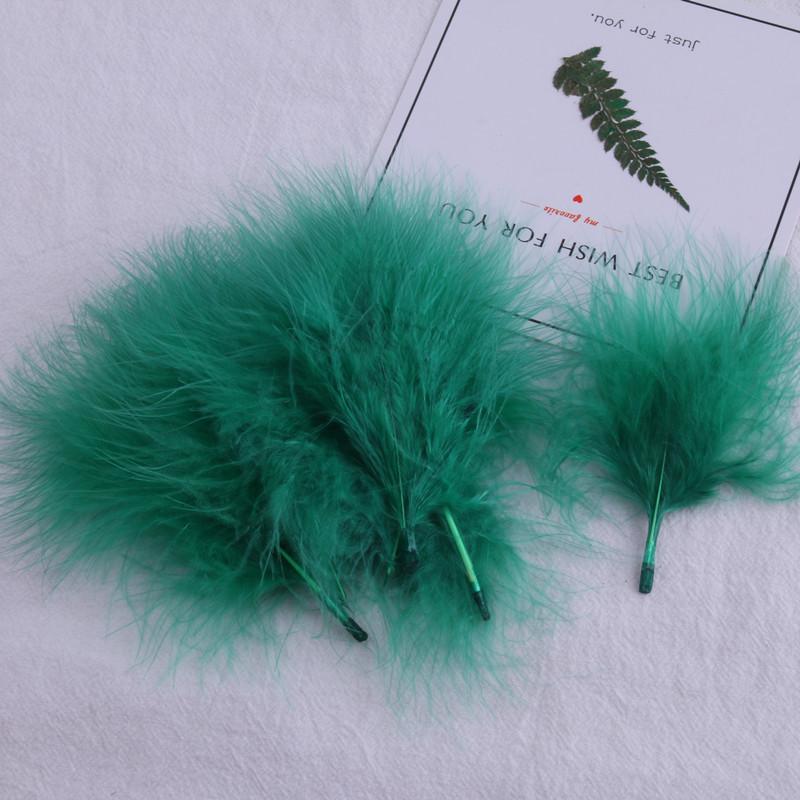 Blood vessel velvet feather turkey feather jewelry cat toy cat stick handicraft dream catcher decorative material