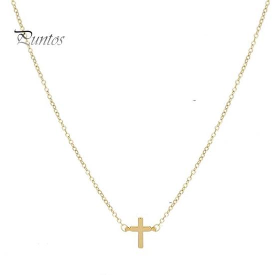 

Позолоченное ожерелье для женщин, простая подвеска, цепочка, чокер, длинное ожерелье, вера, ювелирные изделия, подарки для ее девушки, жены, матери золотистый