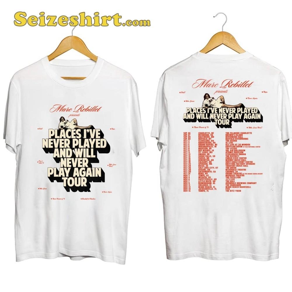 Marc Rebillet Tour Dates 2025 Double Unisex T-Shirt Size S-3XL Unisex T-Shirt L