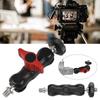 Ball Head Clamp W/ 1/4inch -20 Thread Ball Mount Clamp Magic Arm Super Clamp for GoPro DSLR Camera Monitor LED Light Mic