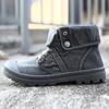 High Top Canvas Stiefel für Herren Damen Outdoor Leicht Schnürschuhe Freizeit Schuhe Mode Slipper All-Match Herren Freizeitstiefel