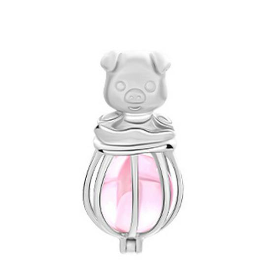 Women's S925 Silver Aromatherapy Magic Box Necklace - Christmas Gift Hollow Pendant