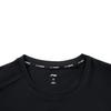 Li-Ning Comfortable Breathable Versatile Letter Round Neck Short Sleeve T-Shirt Men Tops Black ATSV389-1
