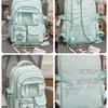 Schoolbag New Fresh and Sweet High-value Backpack Female Dopamine Transparent Pain Bag Japanese Junior High School Students Backpack Female