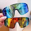 1/8pcs UV400 Cycling Sunglasses for Men Women Big Frame Sports Eyewear Running Fishing