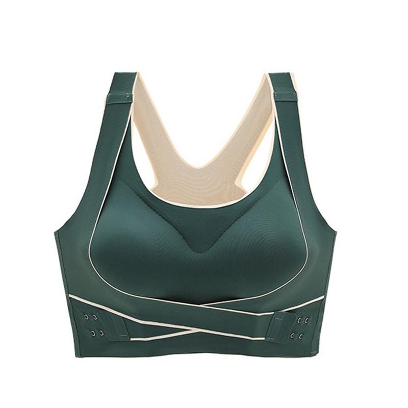 Unsichtbarer vorderer Kreuzverschluss für Damen, stoßfest, Yoga-Sport-BH, Schönheitsrücken, Kreuzgurt, Anti-Durchhängen, lässiges Fitness-Bralette