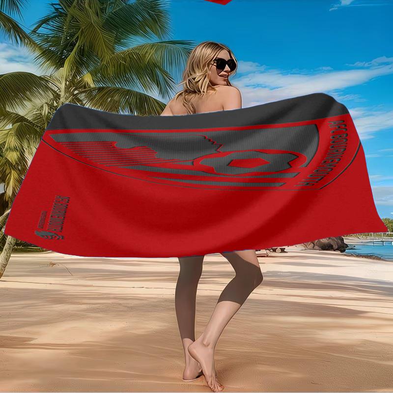 Afc Bournemouth Crest Beach Towel Microfiber Beach Towel, Lightweight and Quick-Dry, for Summer Travel, Swimming Pool Fan Birthday Gift