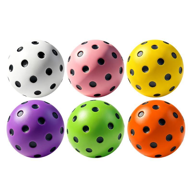 74MM PU Foam Shock Resistant Pickleball High Elasticity Quiet for Indoor Outdoor Gym Training Exercise