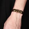 2026 Men's 8-character Gold Bracelet, European and American High-quality Jewelry