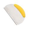 Stainless Steel Beveled Rice Noodle and Cream Scraper with Scale - Multi-Purpose Baking Cutter.