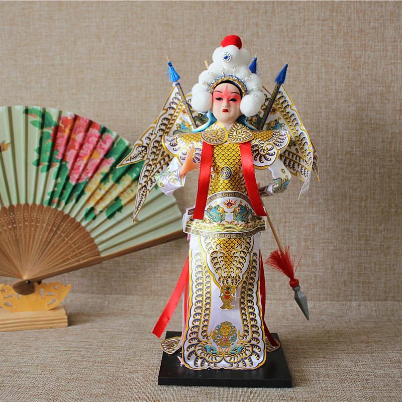 Beautiful Beijing Opera dolls Chinese style Peking Opera Silk doll Beijing special gifts Chinese cultural Rag doll sushi boat