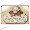 Retro Metal Tin Signs Vintage Food Ad Kitchen Wall Decor Home Art